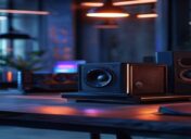 Affordable Projector with Pop-Out Speakers