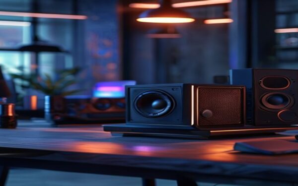Affordable Projector with Pop-Out Speakers