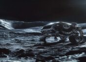 Pitch Black Lunar Crater Robot Exploration