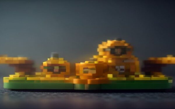 Lego Super Mario World Retro Art Piece Analysis
